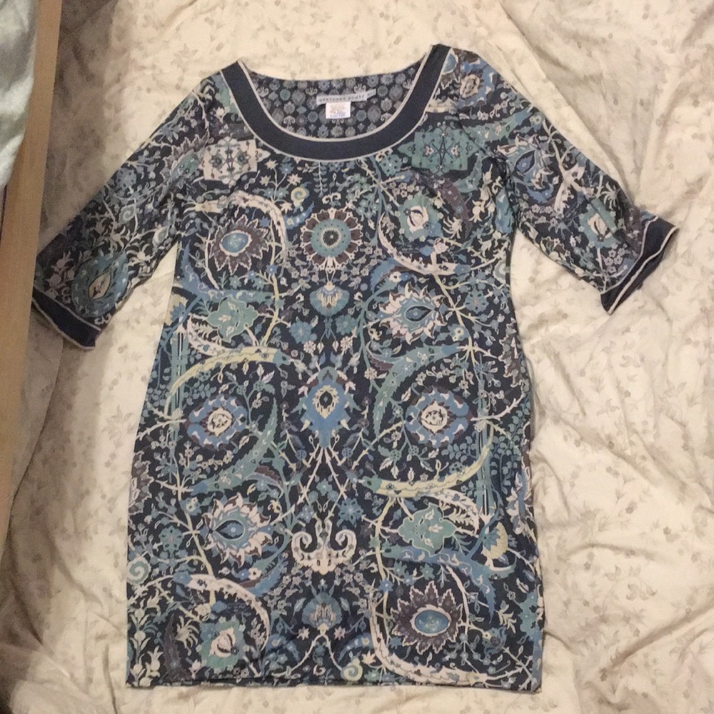 Gretchen Scott Magic Carpet Jersey Scoop Neck Dress